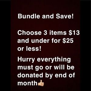 Shoes, jackets, shorts, dresses, etc!